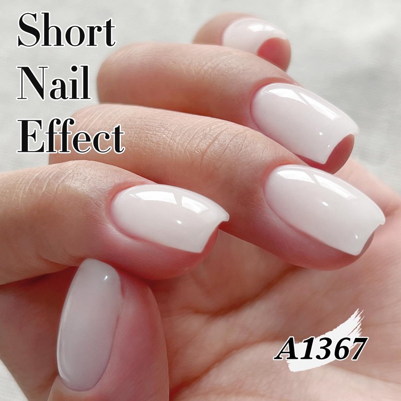 Double Rhythm Translucent Gel Polish Sheer Neutral Natural Light Milky