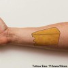 Azeeda Large 'Cheese' Temporary Tattoos (TO00030593)