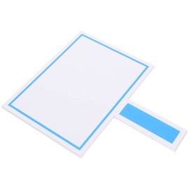 Small Dry Erase Board White Boards for Mini White Board whiteboards Trifold Poster Board White Poster Board Mini whiteboard Scoring Blank Board PVC Student Pick up Sign erasable