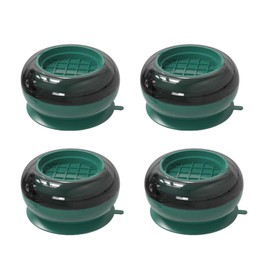 Anti-vibration, increased height for better air circulation, versatile and durable material for washing machine foot pads