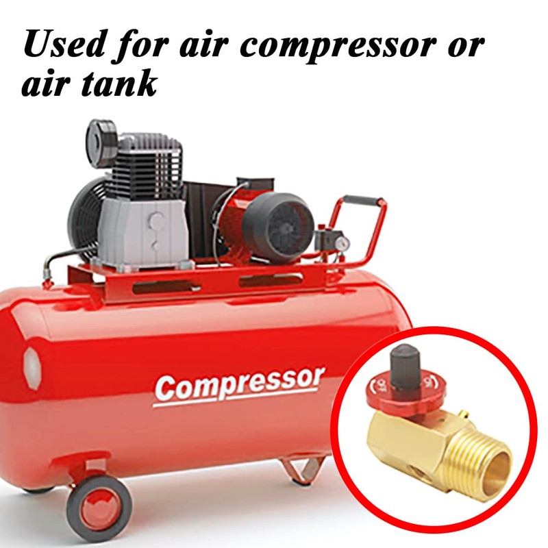 Qolekog Air Tank Manifold with Shut Off Valve Relief Valve