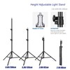 YUOCU Extendable Reflector Holder Arm with 78.7"/2m Tripod Light Stand,