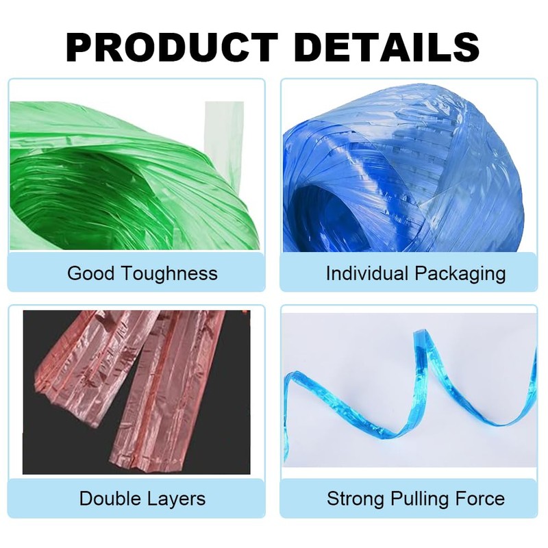 5 Rolls 5 Colors Rope Packing String Bundling Rope Packing