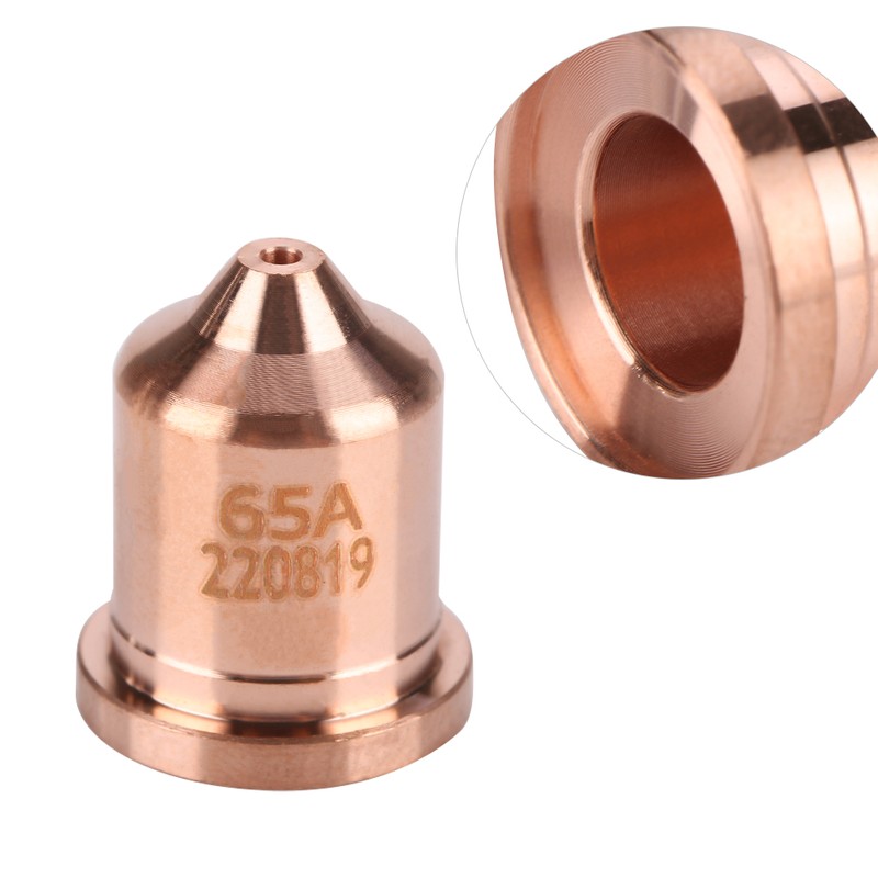 5pcs Plasma Cutter Nozzles Torch Tips Consumables 220819 for MAX65