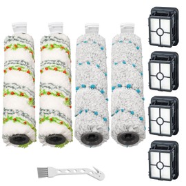 Lemige Brush Filter Replacement Parts for Bissell CrossWave HydroSteam 35151 35152 3513 3518 for CrossWave Max 2554 2590 2593 2596 Vacuum, 2788 Pet Brush 2787 Multi-Surface Brush 1866 Vacuum Filter