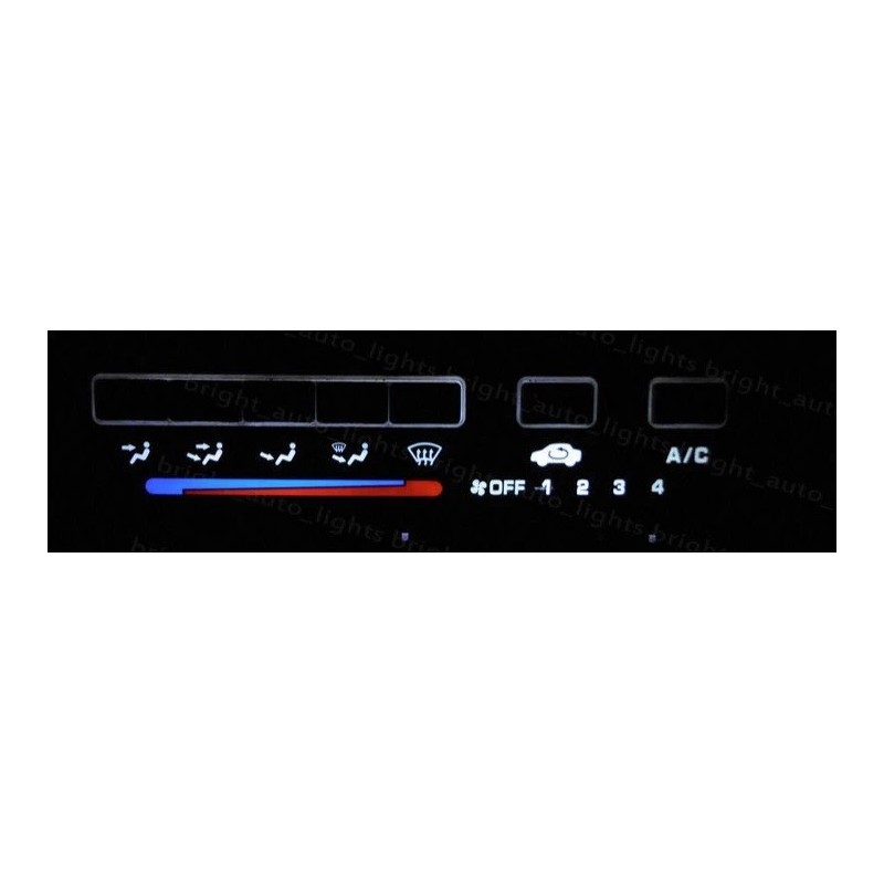 newlineperformanceLED White LED Cluster + Climate Control Combo Bulb KIT