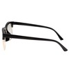 Kids Nerd Glasses Half Frame Clear Lens Geek Costume Children's