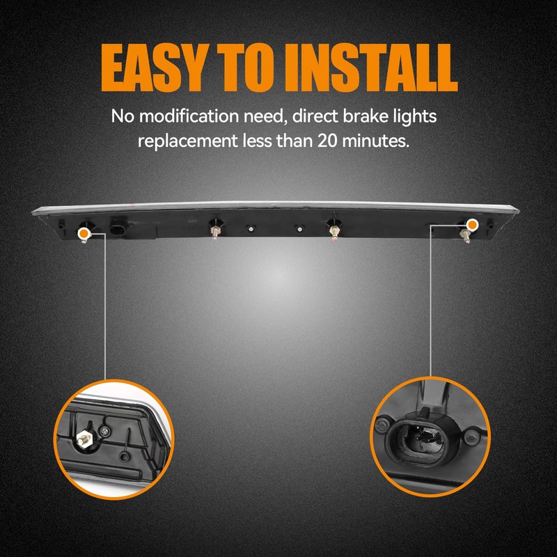 Cxdar Third 3rd Brake Light LED for 2015-2020 Chevy Tahoe/Suburban,