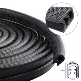 DONWELL Honda Car Door Protector – Anti-Scratch Rubber Molding Seal for Edge Protection