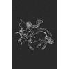 Sagittarius Zodiac Lined Notebook Journal: (120 pages, 6 x 9,