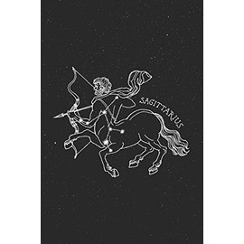 Sagittarius Zodiac Lined Notebook Journal: (120 pages, 6 x 9, Blank)