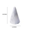 oskas Modern Marble Ring Holder Tower Ceramic Cone Shape Decorative