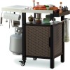 Kitchen onlyfire 35 Inch Rolling Kitchen Island and BBQ Serving