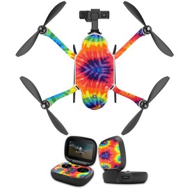 MightySkins Skin Compatible With GoPro Karma Drone headphones wrap cover sticker skins Tie Dye 2