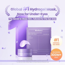 BIODANCE Caviar PDRN Eye Patches, Nourishing Under Eye Patches for Dark Circles, Depuffing Mask Puffy & Tired, Travel Essentials & Self Care Gifts Women, Korean Skin Care (60 Count)