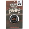 Grant 5640 Chrome Horn Button (Chevy Bow Tie, Black/Red)