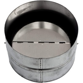 Vent Systems 10'' Inch Backdraft Damper - Backflow Shutter - Heavy-Duty Inline Springs - One-Way Airflow Ducting Insert - Inline Fan Vent Deflector