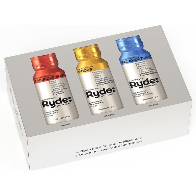 Ryde Discovery Pack | Variety 3 pack of 60 ml