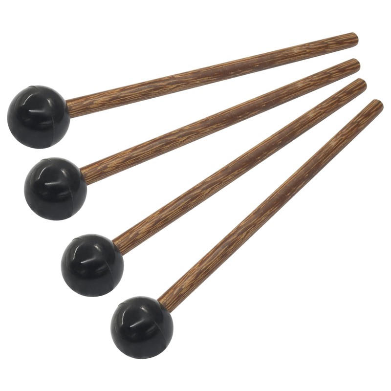 Marvexi 4Pcs Rubber Tongue Drum Sticks Xylophone Mallets, Glockenspiel Mallets