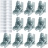 Biugaaufai 10 Pack 2.6 x 2.4 inches 90 Degree Folding