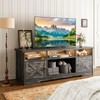 Casaottima TV Stand for 65 Inch TV, Farmhouse Entertainment Center