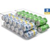 Sorbus Can Dispenser for Refrigerator - 12 Can Fridge organizer