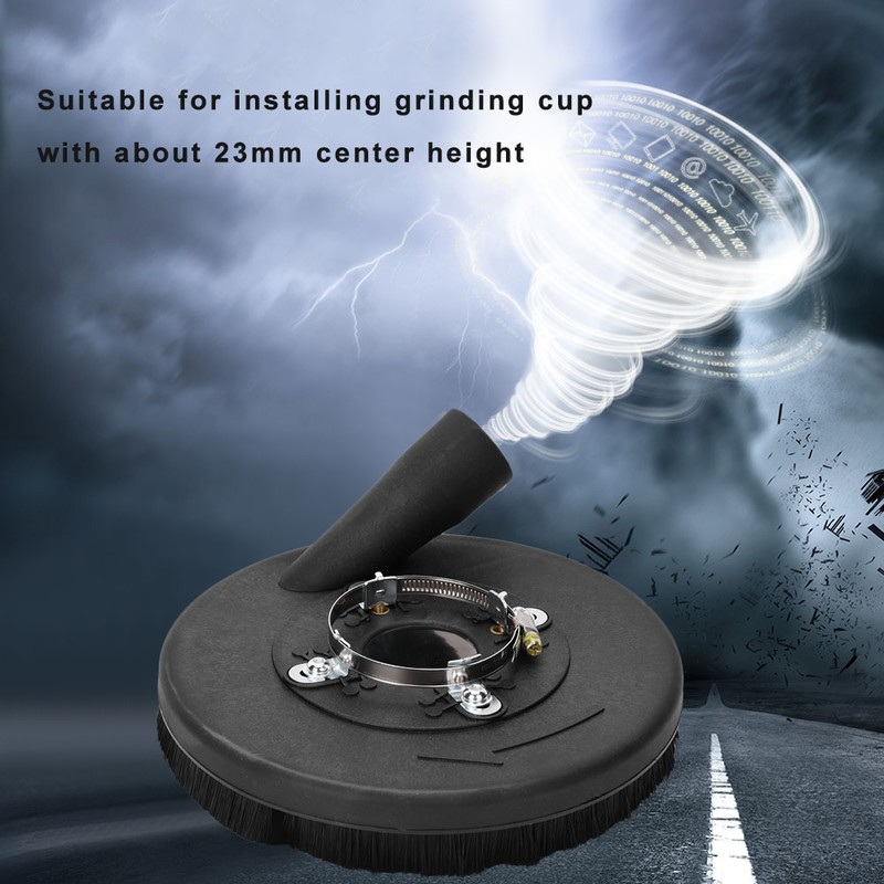 7 Inch Dry Grinding Dust Collector Cover Shroud for 180/230mm