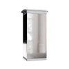 Furniture feet MFV1-CH. Colour: Chrome, Square profile: 40 mm x