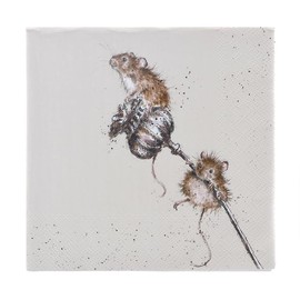 Wrendale Designs Country Mice Napkin