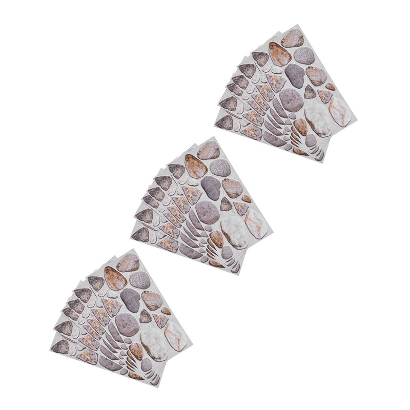 18PCS Tile Stickers Strong Reflection Water Oil Proofing Strong Layering