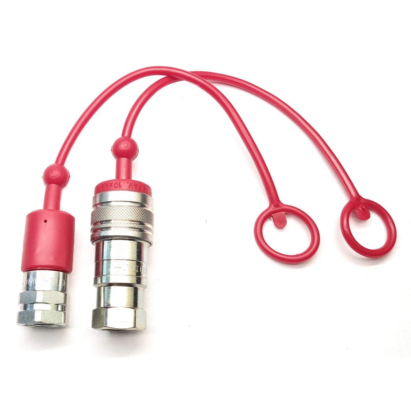 Hydraulic ISO A Quick Release Coupling 3/8" BSP Thread c/w