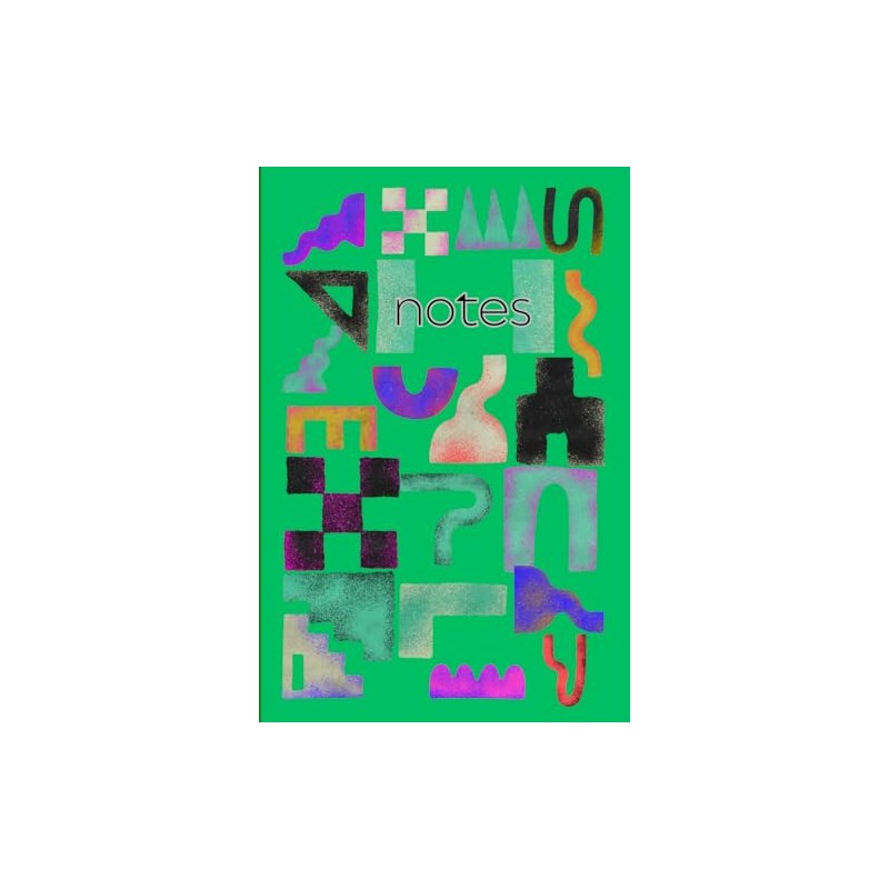 Cool Abstract Notebook: Buy A Fab Abstract Shapes Notebook, 120
