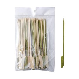 Dealbybox 100 Bags Bamboo Cocktail Skewers, 6 Inch, 100pieces per Bag, Natural