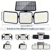 Sunenvoy 2 Pack 180 LED Solar Flood Light Outdoor,Motion Sensor