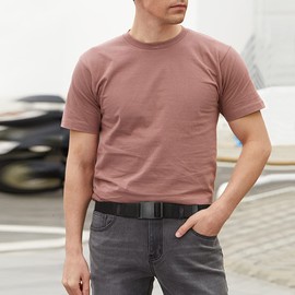 taffeta alley Black Arcade Belt Men，Elastic Nylon Belts for Men for Baseball Golf Belt,Stretch Utility and Fully Adjustable, Black 120cm