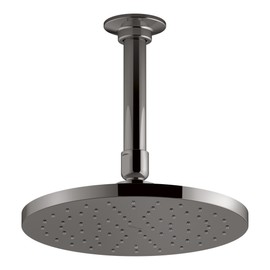 KOHLER 45201-TT 2.0 GPM Contemporary Round 8" Rainhead with Katalyst Air-Induction Spray, Titanium
