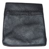 Soft Leather Snap Top Coin Purse (Black)