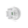 Huber Motion Movement Sensor 360°, White, Flush-Mounted, Concealed, Energy Efficient