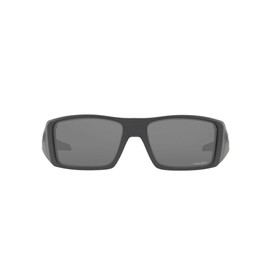 Oakley Men's OO9231 Heliostat Rectangular Sunglasses, Steel/Prizm Black, 61 mm