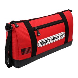 HAWKRY Oxford Tool Bag – Red Utility Pouch for DIY, Crafts, Fishing, Home Projects & Travel | Water-Resistant Zippered Storage Bag with Reinforced PVC Base Gear Organizer Sports Use