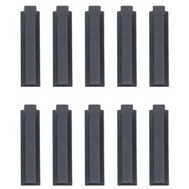 Pickleball Paddle Handle Cotton Cushion, 10-Pack, Extra Thick Replacement Accessories for Enhanced Comfort, Control, and Vibration Reduction, Black