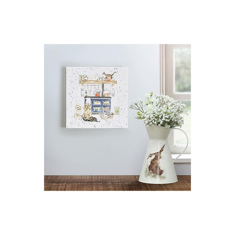 Wrendale Designs Country Kitchen Canvas dogs and cats 20CM