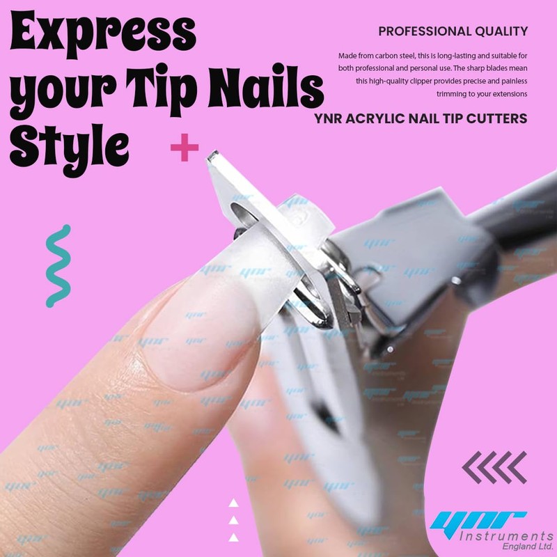YNR 3 Way Acrylic Nail Clipper UV Gel False Fake