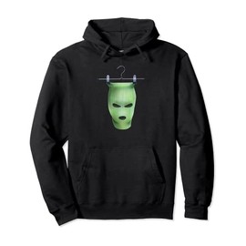 Green Balaclava | Gangster Mask | Robber Bandit Pullover Hoodie