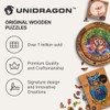 UNIDRAGON Wooden Jigsaw Puzzles - Lovely Tiger, 273 pcs, King