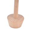DEWin Egg Tart Mold, Wooden Egg Tart Tamper, Double Sides