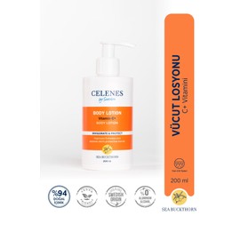 Celenes Sea Buckthorn Vücut Losyonu Tüm Cilt Tipleri (200 ml)