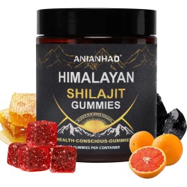Organic Himalayan Shilajit Resin Gummies | 100% Natural Energy Booster