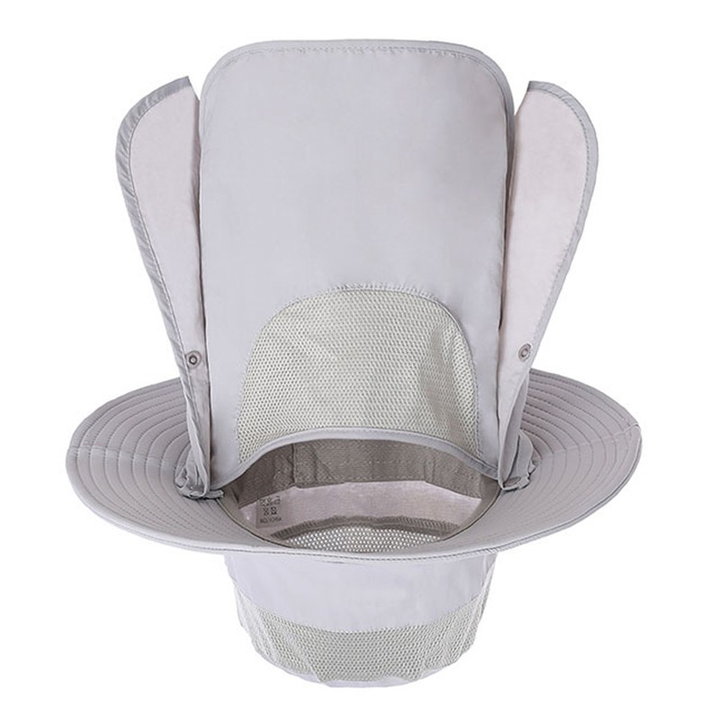 Sun Hat UV Protection Cap Wide Brim Nylon Breathable Quick