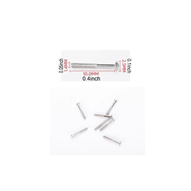 Rimless Glasses Diamond Head Screw Screw Washer Screw Nut Screw
